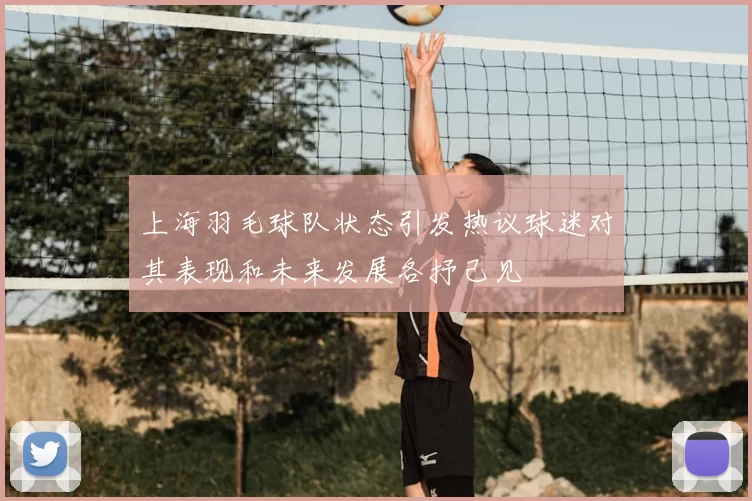 上海羽毛球队状态引发热议球迷对其表现和未来发展各抒己见