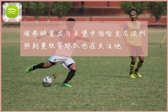 埃弗顿重启与米堡中场哈克尼谈判热刺曼联等球队也在关注他