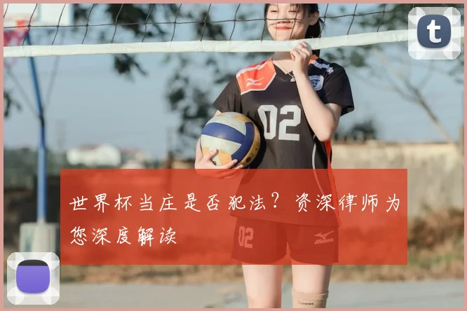 世界杯当庄是否犯法？资深律师为您深度解读