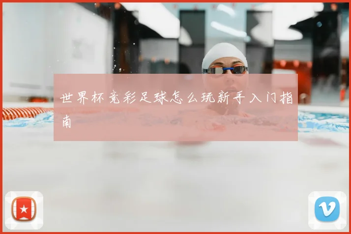 世界杯竞彩足球怎么玩新手入门指南